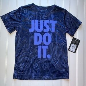 🆕 Nike  comet blue dri-fit t-shirt​